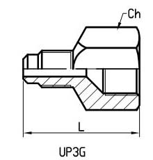 prolunghe di conversione sae-fit in ottone prolunghe di conversione sae-fit in ottone